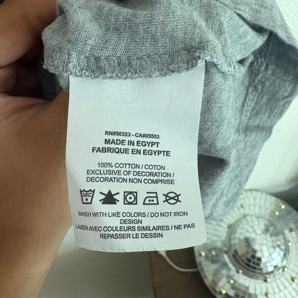 Nike Sole Food Burger Graphic T-Shirt Heather Gray Medium Short Sleeve Cotton
